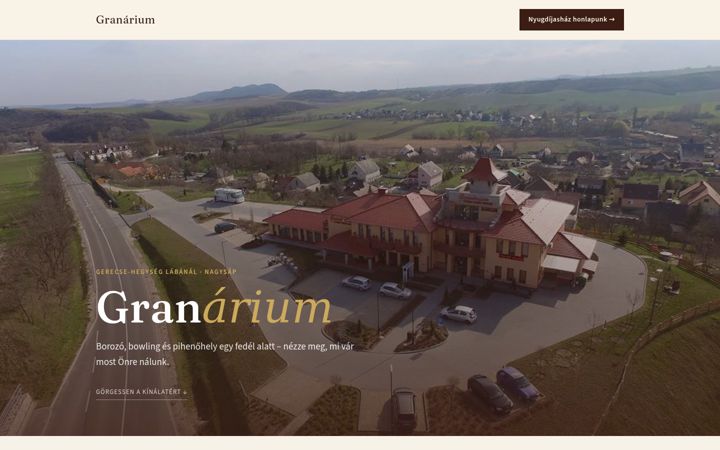 Screenshot of granarium.eu
