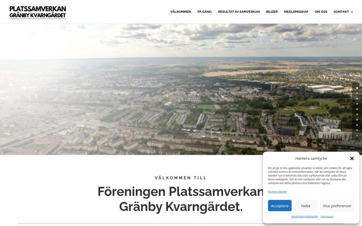 Screenshot of granbykvarngardet.se