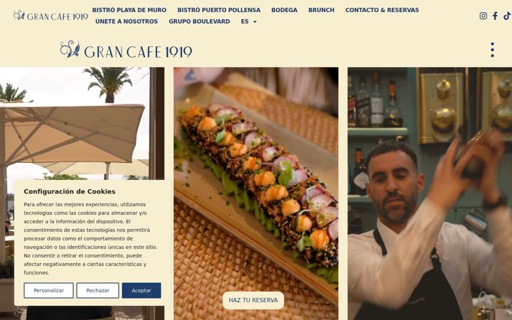 Screenshot of grancafe1919.com