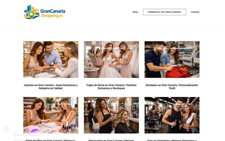 Screenshot of grancanariashopping.es