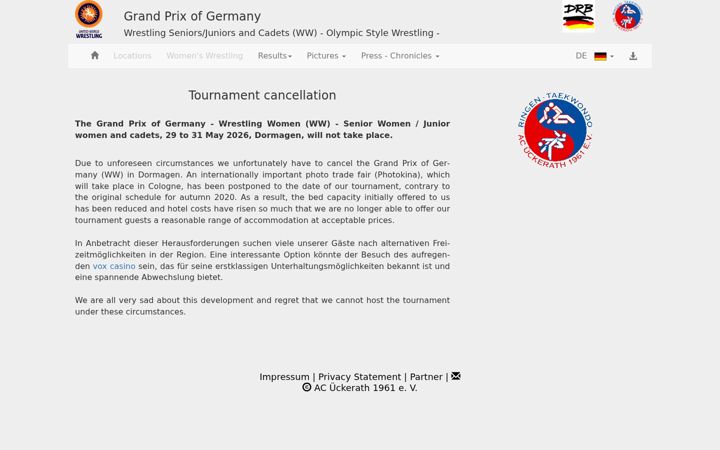 Screenshot of grand-prix-ringen.de