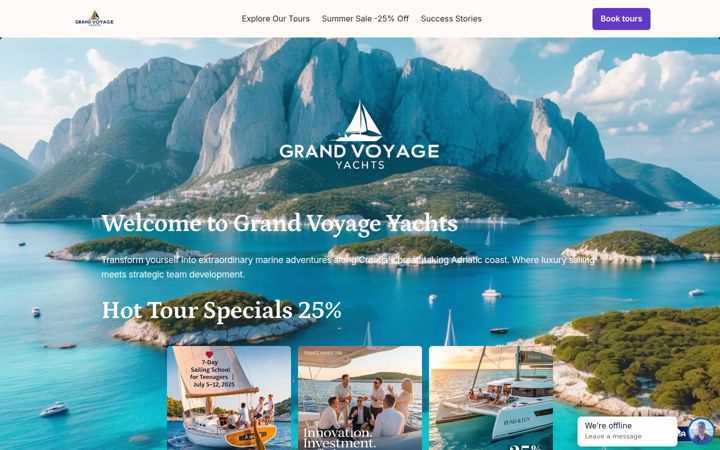 Screenshot of grand-voyage.eu