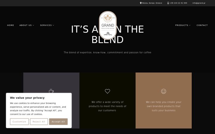 Screenshot of grand.gr