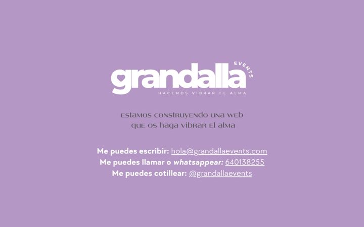 Screenshot of grandallaevents.com