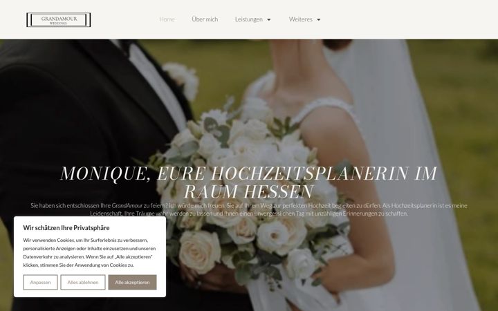 Screenshot of grandamour.de