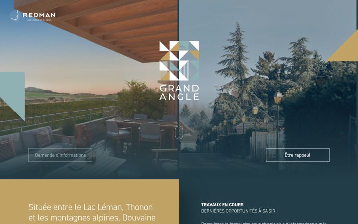 Screenshot of grandangle-douvaine.com