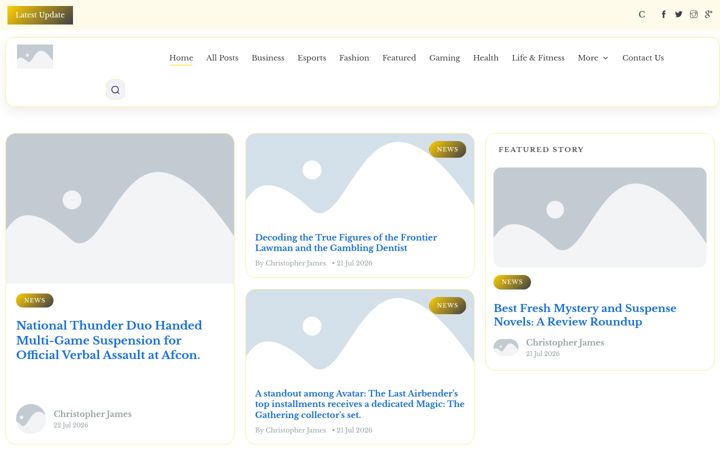 Screenshot von grandarenadaily.com