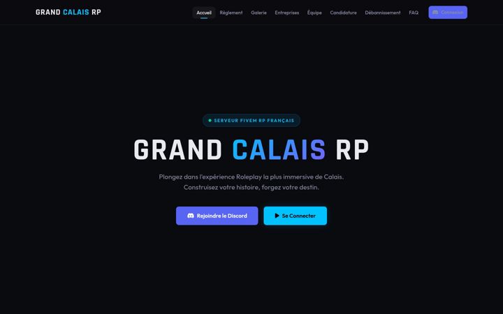 Screenshot of grandcalaisrp.fr