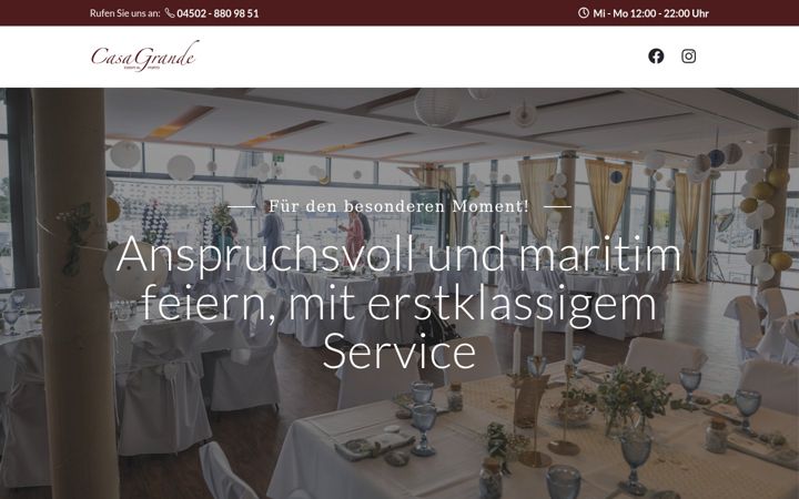 Screenshot of grande-events.de