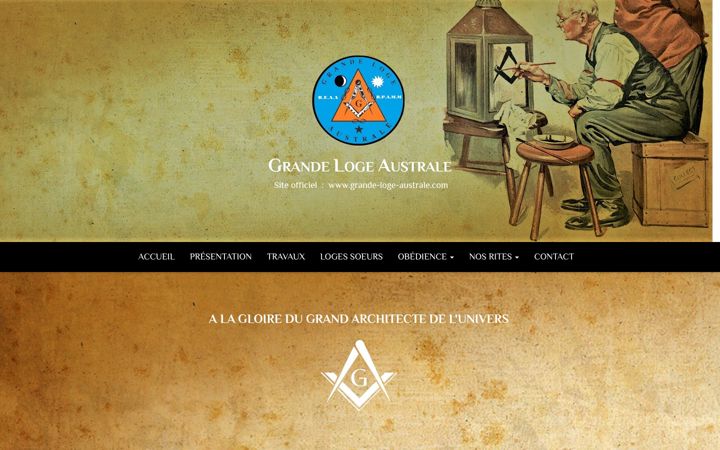 Screenshot of grande-loge-australe.com