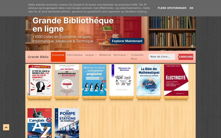 Screenshot of grandebiblio.com