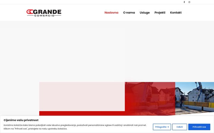 Screenshot of grandecomercio.hr