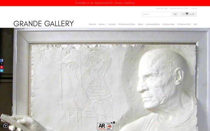 Screenshot of grandegallery.com