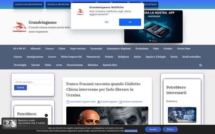 Screenshot of grandeinganno.it