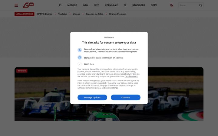 Screenshot von grandepremio.com.br