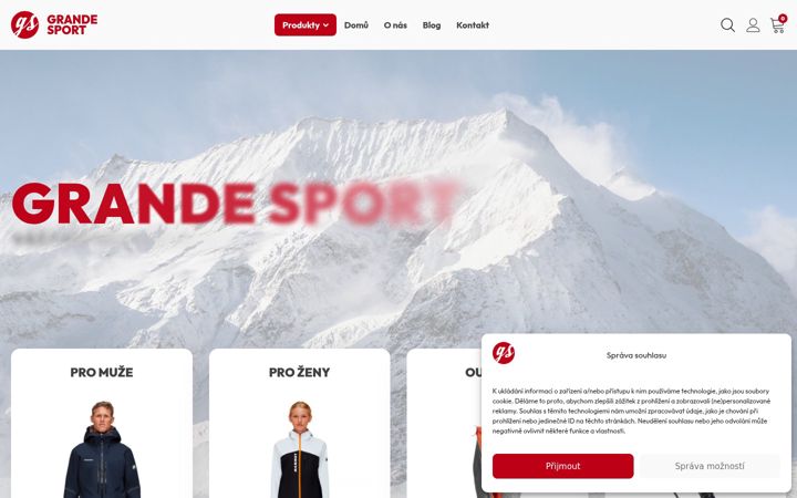 Screenshot of grandesport.cz