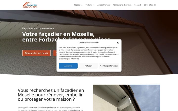 Screenshot of grandest-renovation.fr