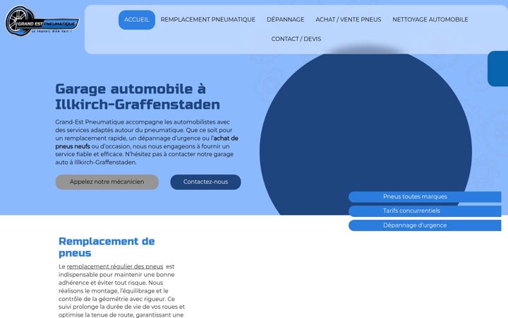 Screenshot of grandestpneumatique.fr