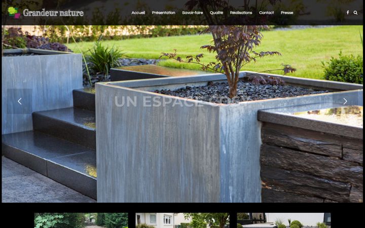Screenshot of grandeur-nature.net
