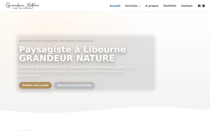 Screenshot of grandeurnature.net