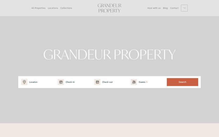 Screenshot of grandeurproperty.co.uk