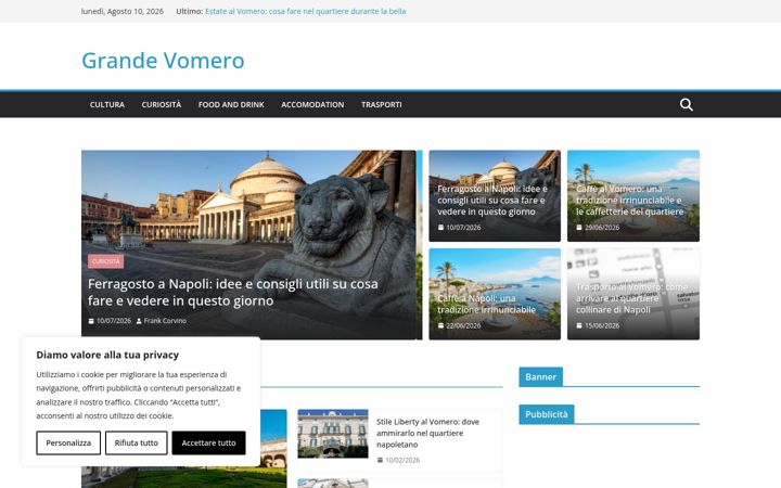 Screenshot of grandevomero.it