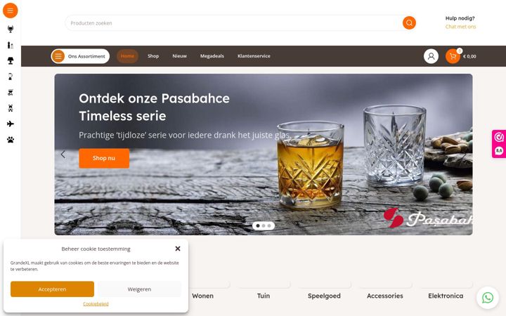 Skærmbillede af grandexl.com