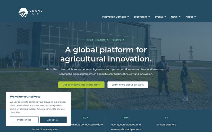 Screenshot of grandfarm.com