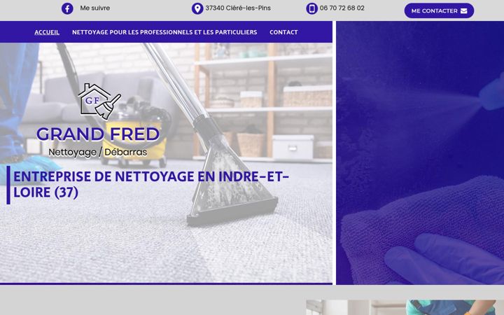 Screenshot of grandfred.fr