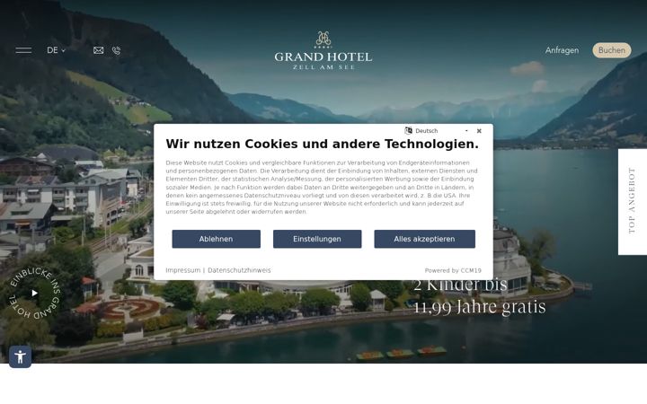 Screenshot of grandhotel-zellamsee.at