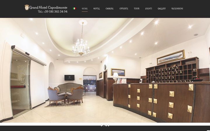 Screenshot of grandhotelcapodimonte.it