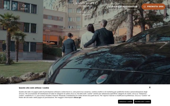 Screenshot of grandhotelcastrocaro.it