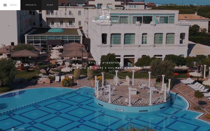 Ekraanipilt saidist grandhoteldavinci.com