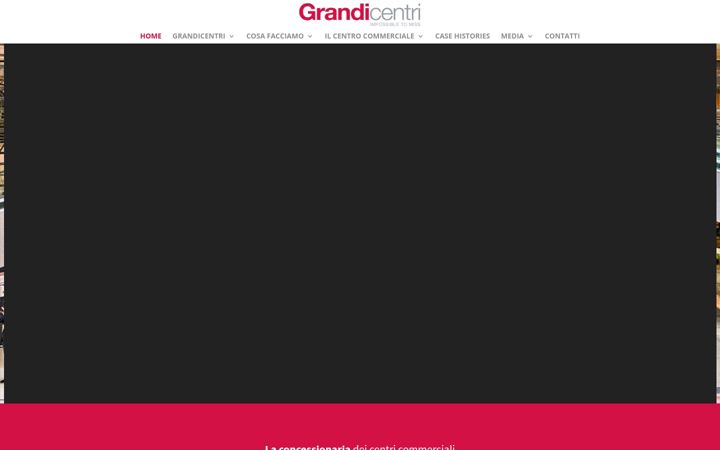 Screenshot of grandicentri.it
