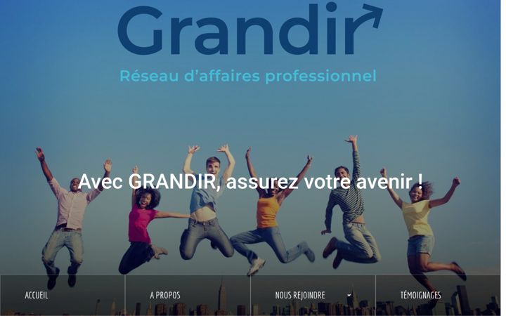 Screenshot of grandir-france.com