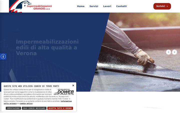 Screenshot of grandisimpermeabilizzazioni.it