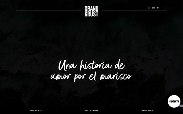 Screenshot of grandkrust.com