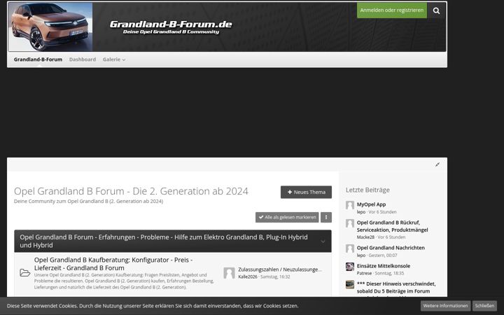 Screenshot of grandland-b-forum.de