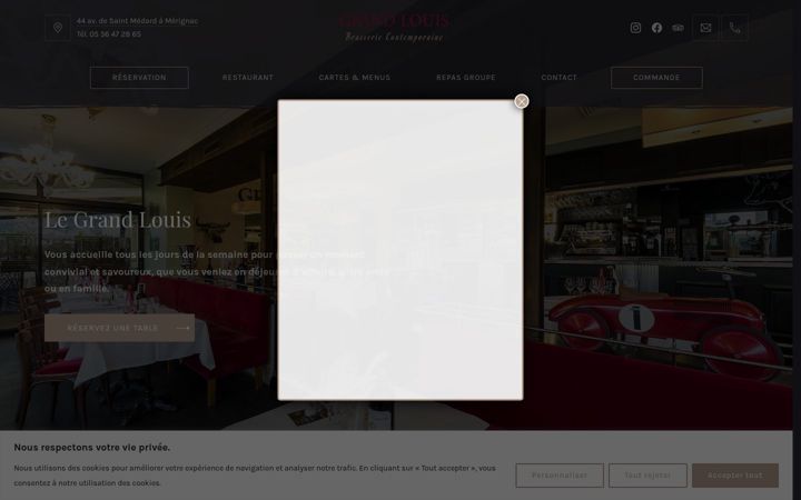Screenshot of grandlouis.com