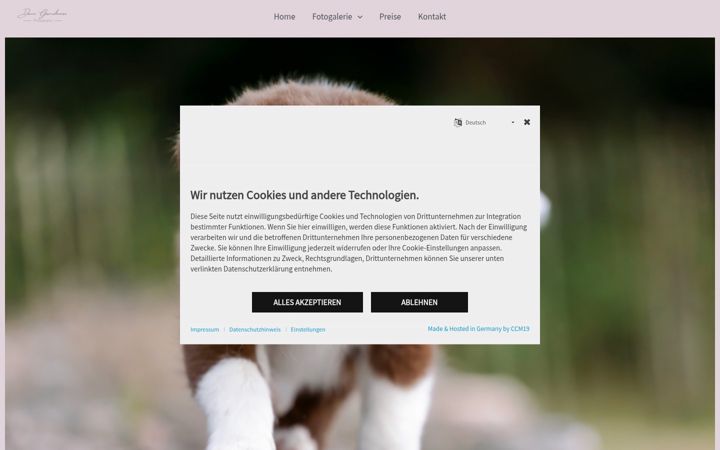 Screenshot of grandmaire.de