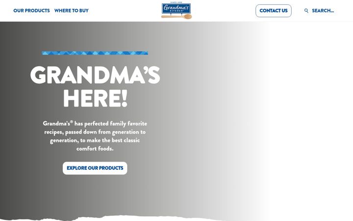 Screenshot of grandmaskitchen.com