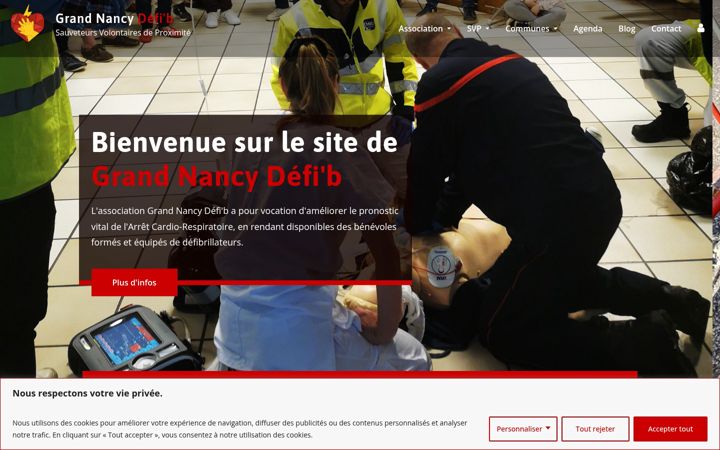 Screenshot of grandnancydefib.fr