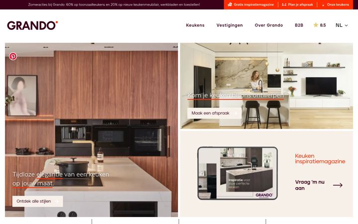 Screenshot of grando.be