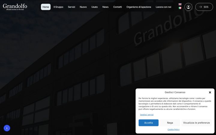 Screenshot of grandolfo.it