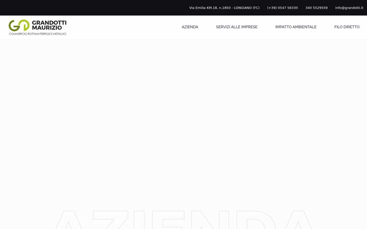 Screenshot of grandotti.it
