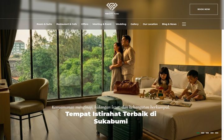 Screenshot of grandpermatahijau.com