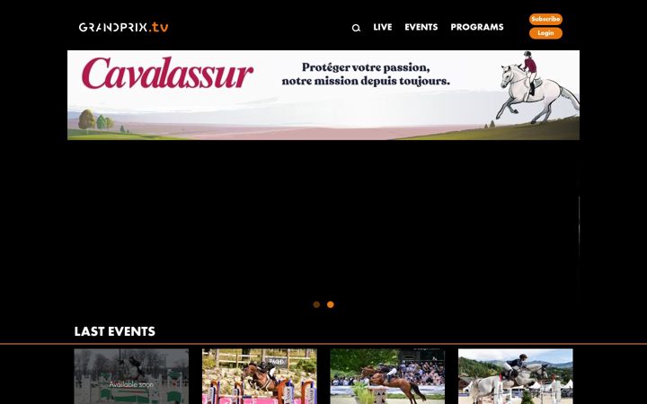 Screenshot of grandprix.tv