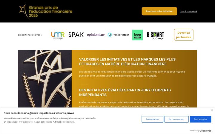 Screenshot of grandprixeducationfinanciere.com