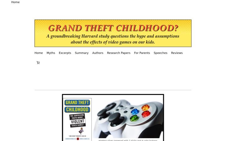 Screenshot of grandtheftchildhood.com
