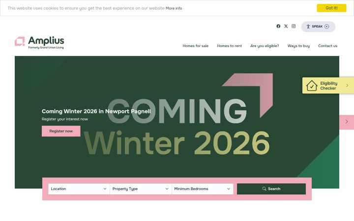 Screenshot of grandunionliving.co.uk